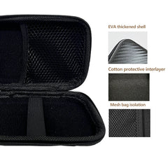 Car Terminal Removal Hard Case Portable Storage Bag Car Repair Tool Kit  Storage Carbon Fiber Pattern With Zipper Bag