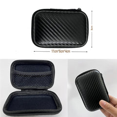 Car Terminal Removal Hard Case Portable Storage Bag Car Repair Tool Kit  Storage Carbon Fiber Pattern With Zipper Bag