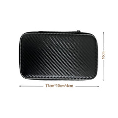 Car Terminal Removal Hard Case Portable Storage Bag Car Repair Tool Kit  Storage Carbon Fiber Pattern With Zipper Bag