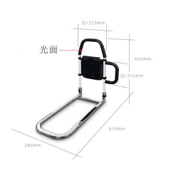 Bed Rails for Elderly Pregnant Adults Safety Bed Assist Rail Bedside Handrail Railing Fall Prevention Guard & Storage Pocket