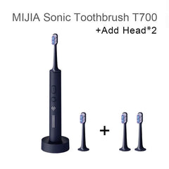 2023 XIAOMI MIJIA T700 Sonic Electric Toothbrush Teeth Whitening Ultrasonic Vibration Oral Cleaner Brush Smart APP LED Display